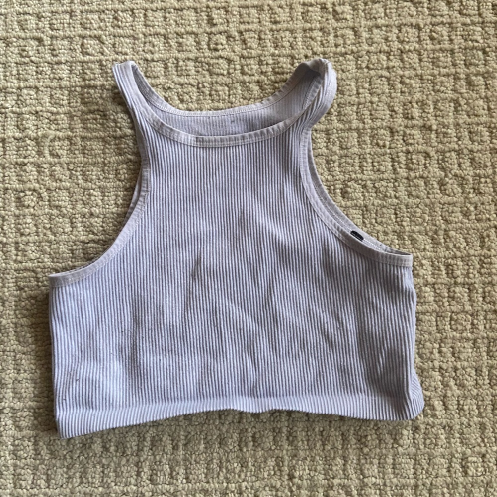 Urban outfitters purple crop top